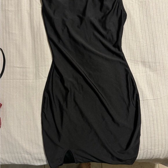Super Sexy MRT 1030 Black Dress w/Slit - Picture 2 of 7